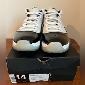 Jordan 11 Retro Low Black White Sneakers